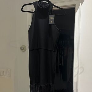 Chic Black Sleeveless Maxi Dress